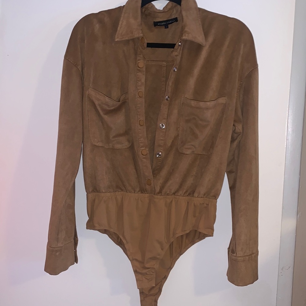Tan bodysuit!